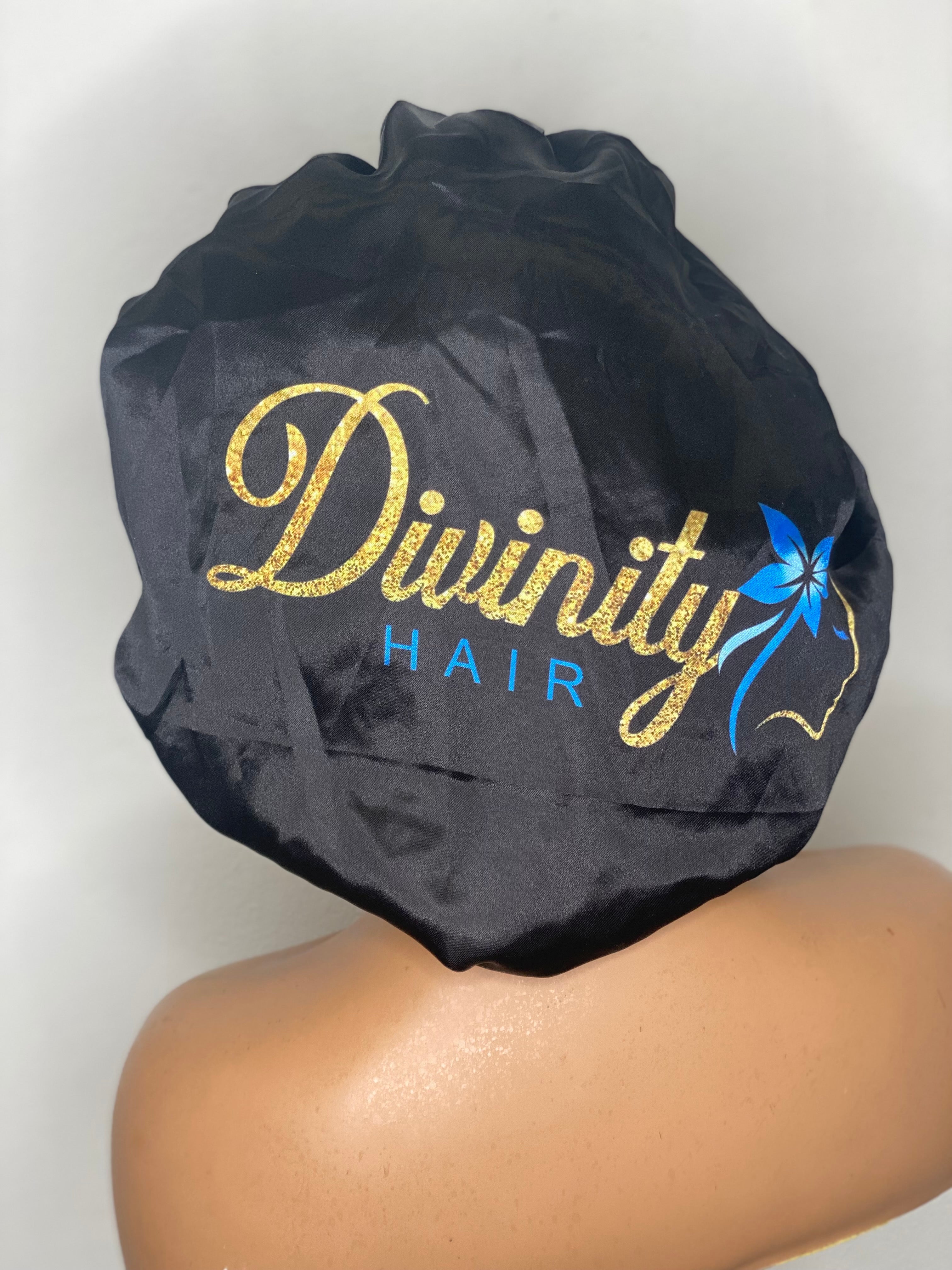 Tie satin bonnet